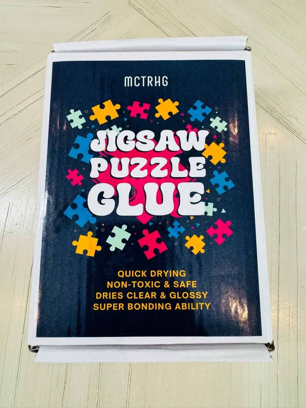 Jigsaw Puzzle Glue 2-Pack w/ Applicators Clear Quick-Dry PVA ~ 350mL Remaining